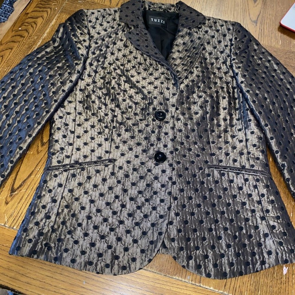 Tuzzi German women size 14/16 Jacket Blazer. Plati